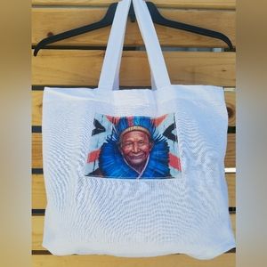 Handmade totebag with beautiful artwork